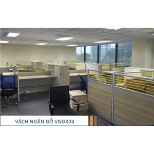 VÁCH NGĂN GỖ KÍNH VNGK04